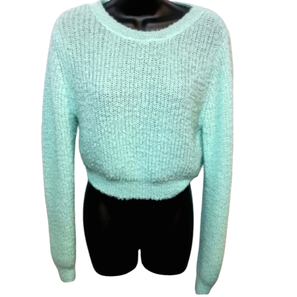SHEIN Sweaters - Shein Long Sleeve Crew Neck Crop Sweater Size Small